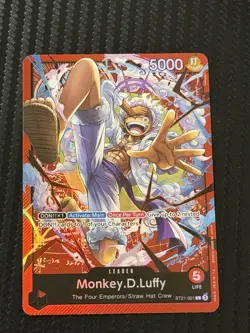 Monkey.D.Luffy ST21-001 L Starter Deck EX: Gear 5 One Piece TCG NM - Image 1