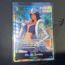 One Piece OP14-084 Ms. All Sunday ALT ART - The Azure Sea's Seven - ENGLISH - Image 2