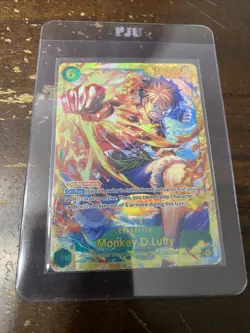 Monkey.D.Luffy OP13-118 SEC Carrying On His Will One Piece TCG NM VHTF IN HAND - Image 1