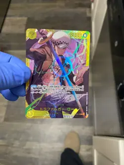 One Piece CCG Trafalgar Law Royal Blood Foil Sec - Image 1
