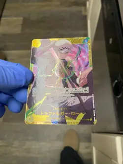 One Piece CCG Trafalgar Law Royal Blood Foil Sec - Image 2