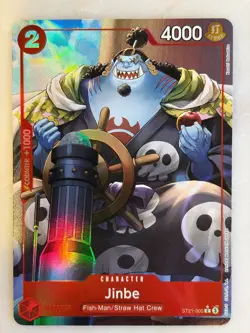 Jinbe ST21-005 Alt Art Parallel Holo Foil OP One Piece TCG NM English M - Image 1