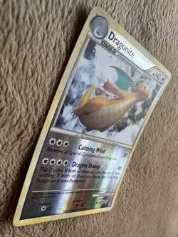 2010 Pokemon TCG HGSS Triumphant Dragonite Reverse Holo 18/102 LP/MP - Image 4