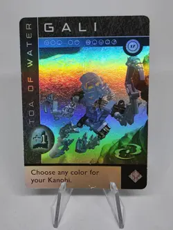 Bionicle McDonalds Promo Gali Holo Foil Rare TCG Trading Card - Image 1
