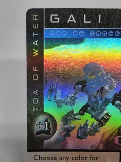 Bionicle McDonalds Promo Gali Holo Foil Rare TCG Trading Card - Image 2