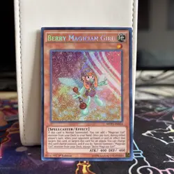 1ST EDITION BERRY MAGICIAN GIRL MVP1-ENS14 2004 YUGIOH CARD (LP) - Image 1