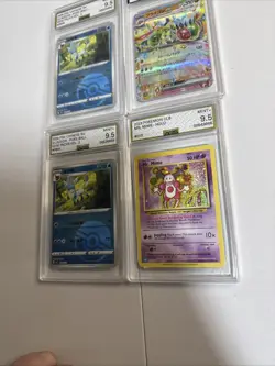 AGS Graded Pokemon Card Lot Of 4 Cards (2)Glaceon Master Bal,Mr.Mime,Greninja EX - Image 5