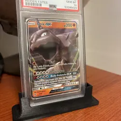 PSA 10 Onix GX 36 Full Art Holo 2019 Pokemon Sun & Moon Hidden Fates Graded Card - Image 2