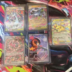 Pokemon Full Art Lot 5 Cards Total - Image 1