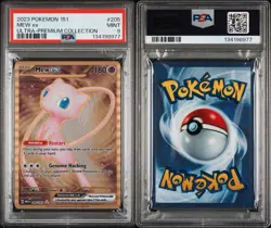 PSA 9 METAL Mew ex Full Art Ultra Rare 151 UPC Promo Pokemon Card SVP 205/165 - Image 3