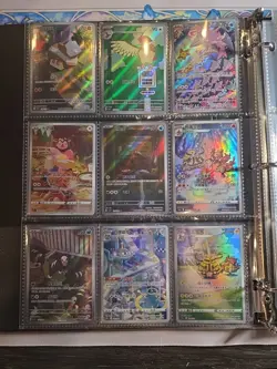 Pokemon Card Lot Binder V/VMAX IR Hits Ex 180 Cards NM Full Art - Image 2