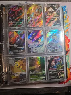 Pokemon Card Lot Binder V/VMAX IR Hits Ex 180 Cards NM Full Art - Image 3