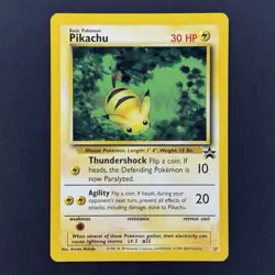 Pikachu #27 WotC Black Star Promo Vintage Pokemon TCG Card - Image 1