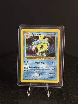 Pokemon Gyarados TCG Holo Card Base Set, Unlimited Rare, 6/102 - Image 1