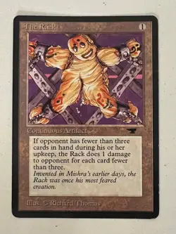 Magic the Gathering MTG Antiquities The Rack LP (Beta Bob) - Image 1