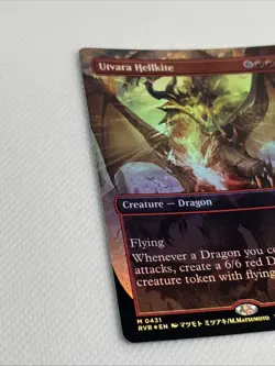 Utvara Hellkite Anime Borderless Near Mint Foil Ravnica Remastered - Image 3