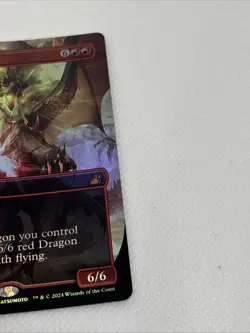 Utvara Hellkite Anime Borderless Near Mint Foil Ravnica Remastered - Image 4