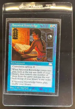 1997 Magic: The Gathering Weatherlight Ancestral Knowledge RL #NNO - Image 1