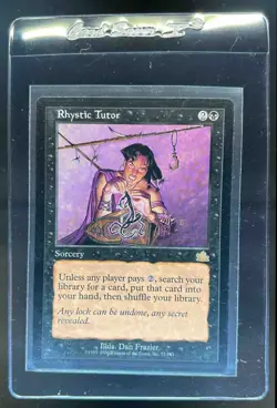 2000 Magic: The Gathering Prophecy Rhystic Tutor #77 - Image 1