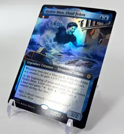 MTG • HYDRO-MAN FLUID FELON 0250 Borderless Foil Rare • Spider-Man Magic M/NM - Image 2