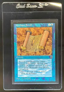1995 Magic: The Gathering Homelands Merchant Scroll #NNO - Image 1