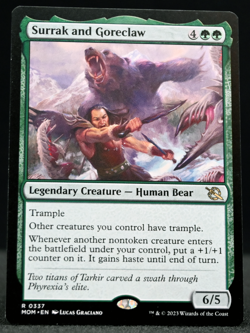 Surrak and Goreclaw – March of the Machine – MTG Rare – Regular Non-Foil 337 - Image 1