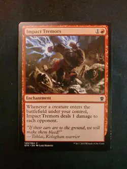 Impact Tremors Dragon’s Of Tarkir NM Magic The Gathering MTG Tcg See Pics - Image 1