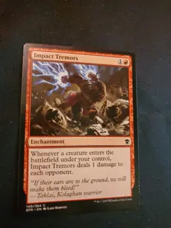 Impact Tremors Dragon’s Of Tarkir NM Magic The Gathering MTG Tcg See Pics - Image 2