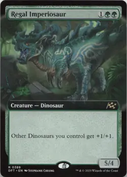 Regal Imperiosaur (Extended Art) R Aetherdrift 389 - LP MTG - Image 1