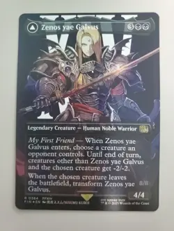 MTG Zenos yae Galvus Final Fantasy Foil Borderless Rare - Image 1