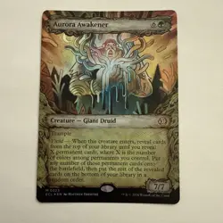 Aurora Awakener FOIL Showcase 323 Lorwyn Eclipsed ECL MTG Mythic Unplayed Mint - Image 1
