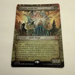 Aurora Awakener FOIL Showcase 323 Lorwyn Eclipsed ECL MTG Mythic Unplayed Mint - Image 2