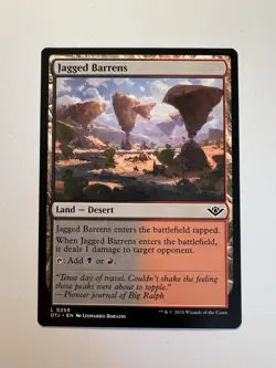 Jagged Barrens - MTG Outlaws of Thunder Junction - NM - Image 1