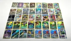 Lot of 40 Full Art Illustration Rare Pokemon TCG Trading Cards - Image 1