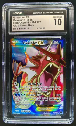 2016 Pokemon XY BREAKpoint Gyarados #114/122 CGC 10 - Image 1