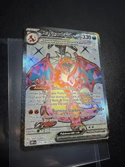 Pokemon TCG Charizard EX Obsidian Flames Holo Ultra Rare Card 215/197 - Image 2