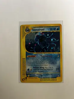 Pokemon TCG Aquapolis Tentacruel Holo Rare H26/H32 - Mint Condition 💎 - Image 1
