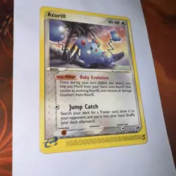 Azurill EX Sandstorm Near Mint Regular Pokemon Vintage Rare Card - Image 1