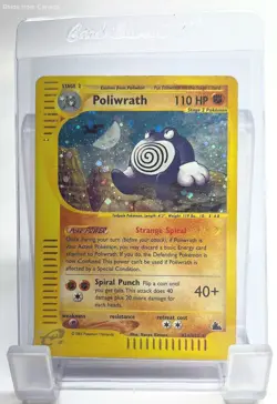 Poliwrath H24/H32 Holo Rare Skyridge Pokemon Card - Image 1