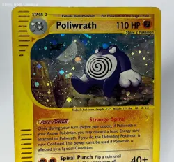 Poliwrath H24/H32 Holo Rare Skyridge Pokemon Card - Image 5