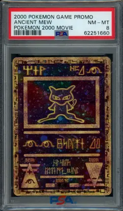 2000 Pokemon Game Promo Ancient Mew Pokemon 2000 Movie PSA 8 NM-MT 660 - Image 1
