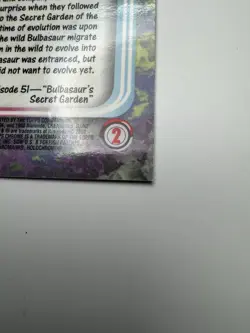 2000 Topps Chrome Pokemon TV Animation Foil #02 Ivysaur - Image 5