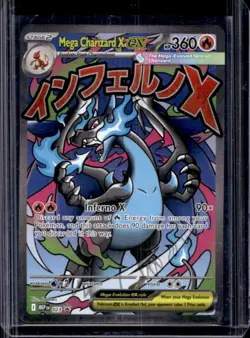 2025 Pokemon Black Star Promos Mega Charizard X ex #023 - Image 1