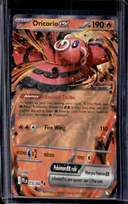 2025 Pokemon Phantasmal Flames Oricorio ex Double Rare #018/094 - Image 1