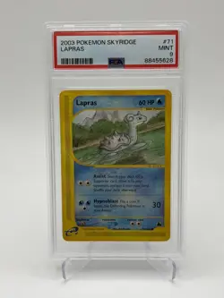 2003 Pokemon Skyridge Lapras 71/144 Psa 9 - Image 1