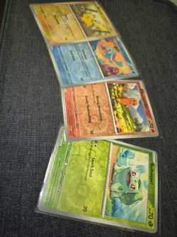Pokemon 151 Starters Cosmos Reverse Holo Promo Lot NM English - Image 5