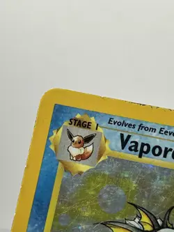 Pokemon Jungle Vaporeon Holo Rare #12/64 MP Moderately Played - Image 3