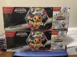 Pokemon Sam's Club Prismatic Evolutions Surprise Box + Booster Bundle Lot Of 2 - Image 1