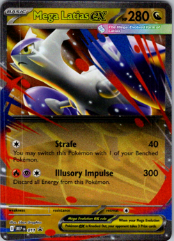 Pokemon Mega Latias ex 011 - Mega Evolution Promo Holo - Image 1