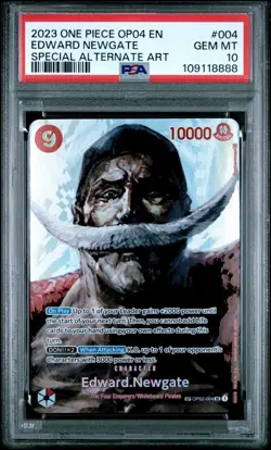 Edward Newgate SP OP04 PSA 10 One Piece Kingdoms of Intrigue OP02-004 English - Image 1